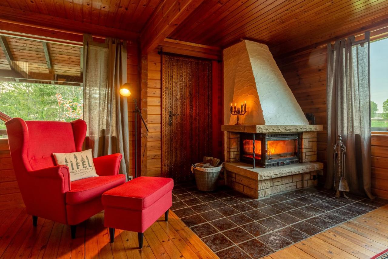 Blockhaus Eifelsteig W/ Kamin Garten & Feuerstelle Berndorf  ภายนอก รูปภาพ