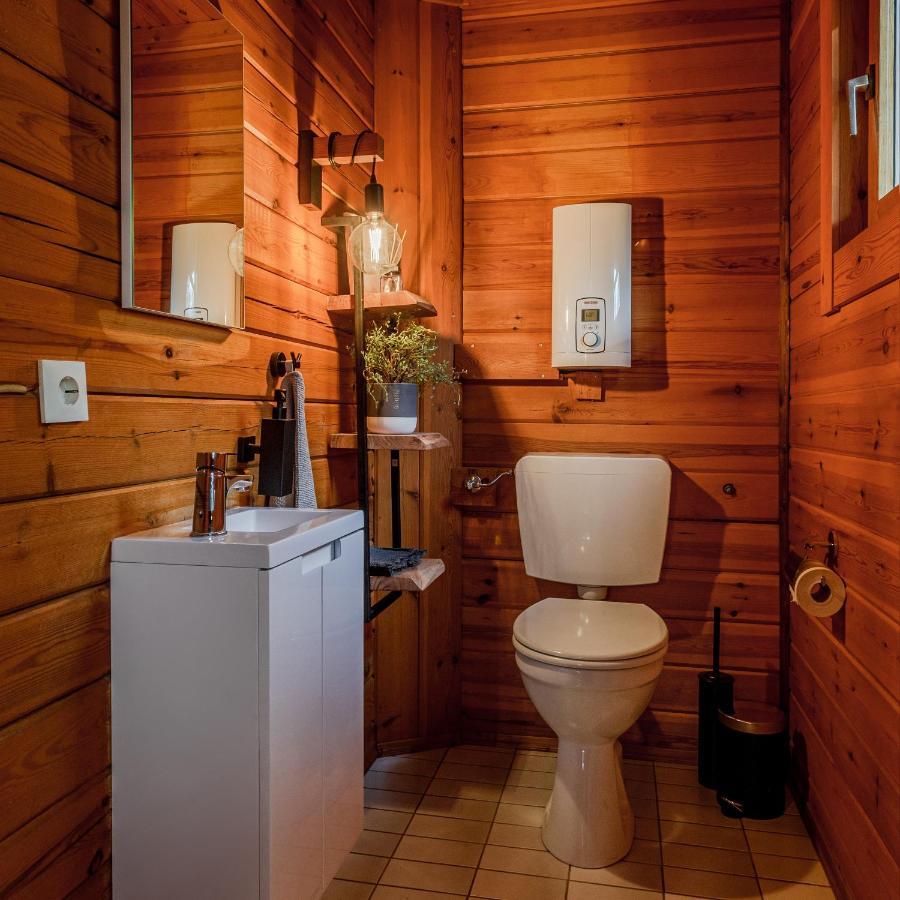 Blockhaus Eifelsteig W/ Kamin Garten & Feuerstelle Berndorf  ภายนอก รูปภาพ