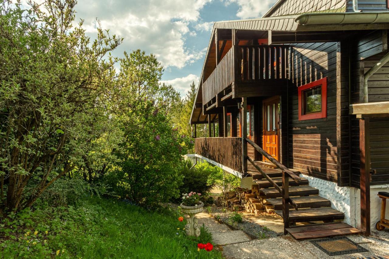 Blockhaus Eifelsteig W/ Kamin Garten & Feuerstelle Berndorf  ภายนอก รูปภาพ